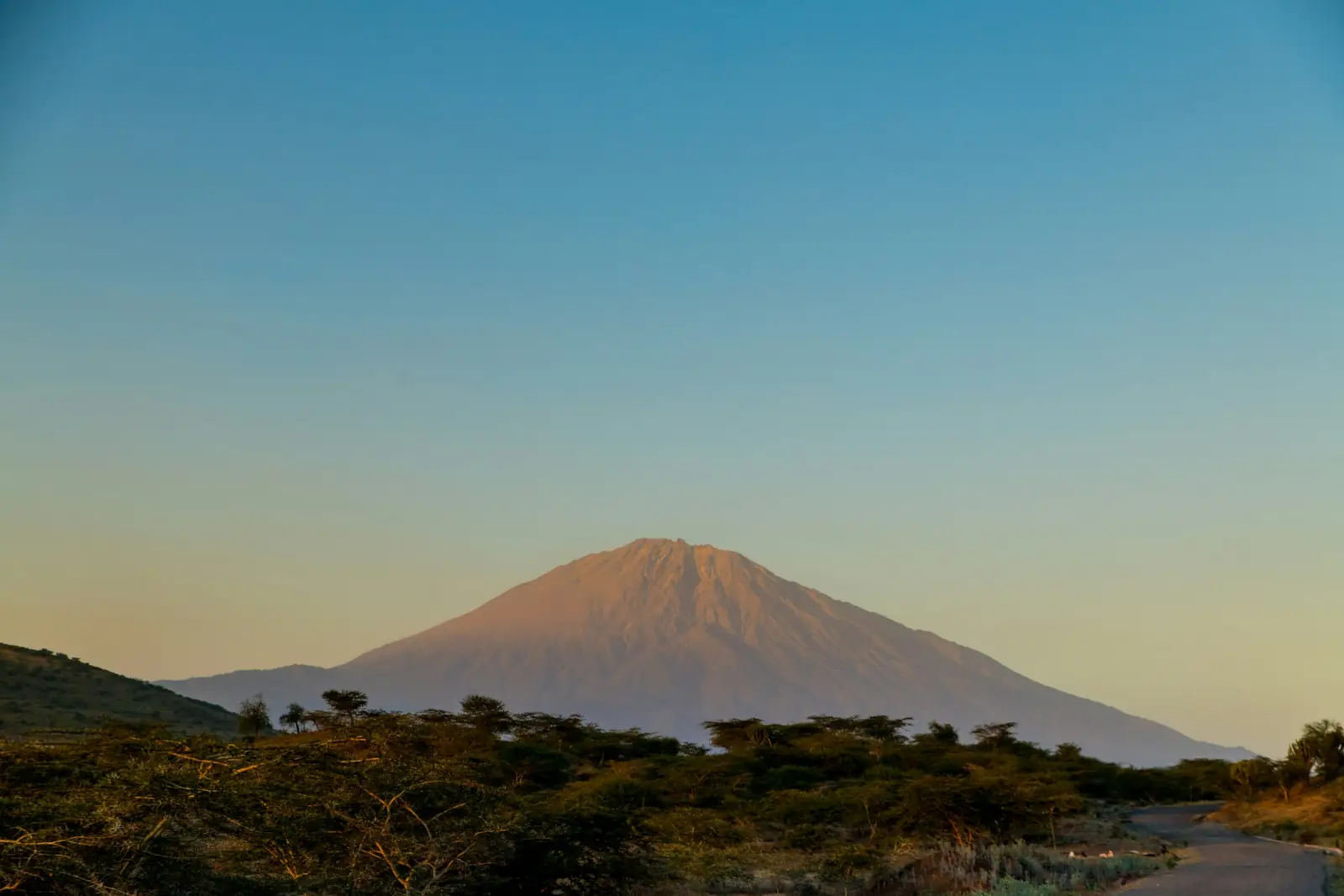 Mount Meru at first light