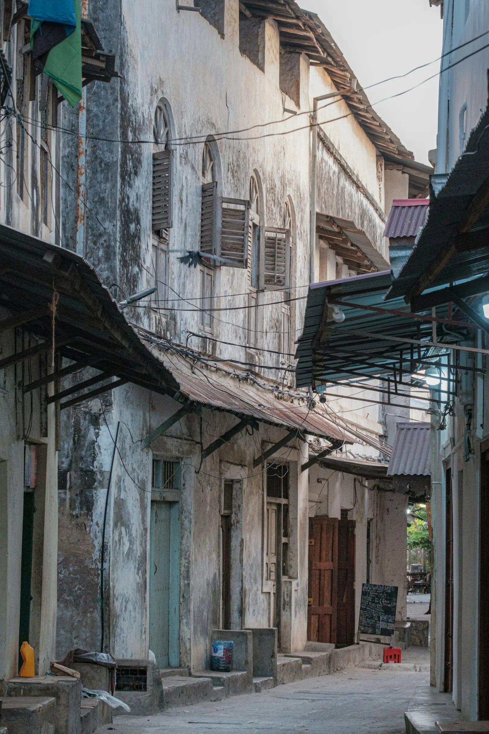 A narrow street in Stone Town, Zanzibar